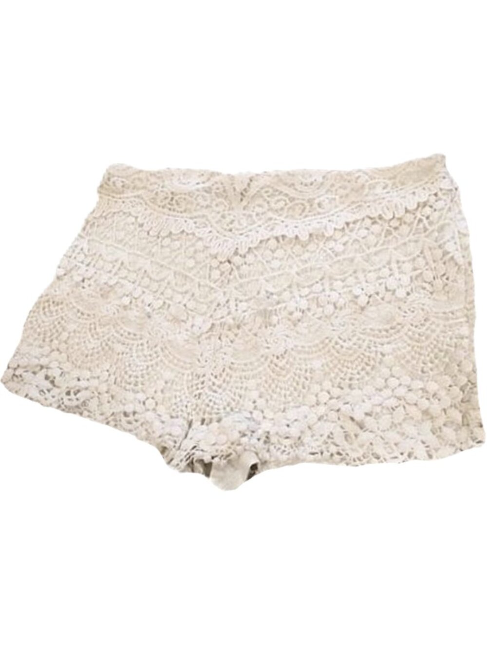 Kimchi Blue Cream Lace Shorts